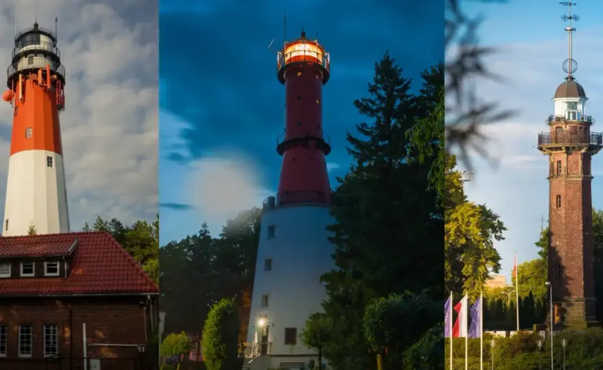 Latarnie morskie w Polsce - Przewodnik po szlaku Bałtyku