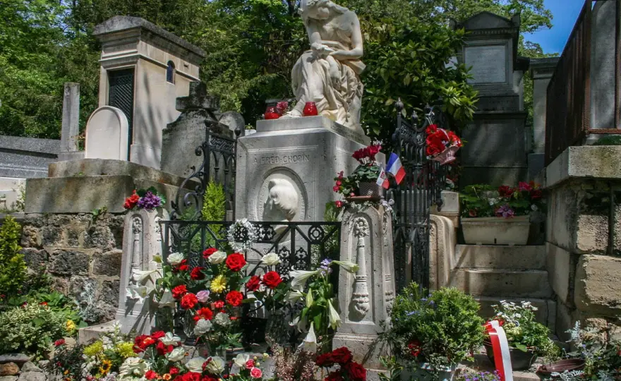 Père-Lachaise cmentarz - przewodnik po Paryżu z Chopinem