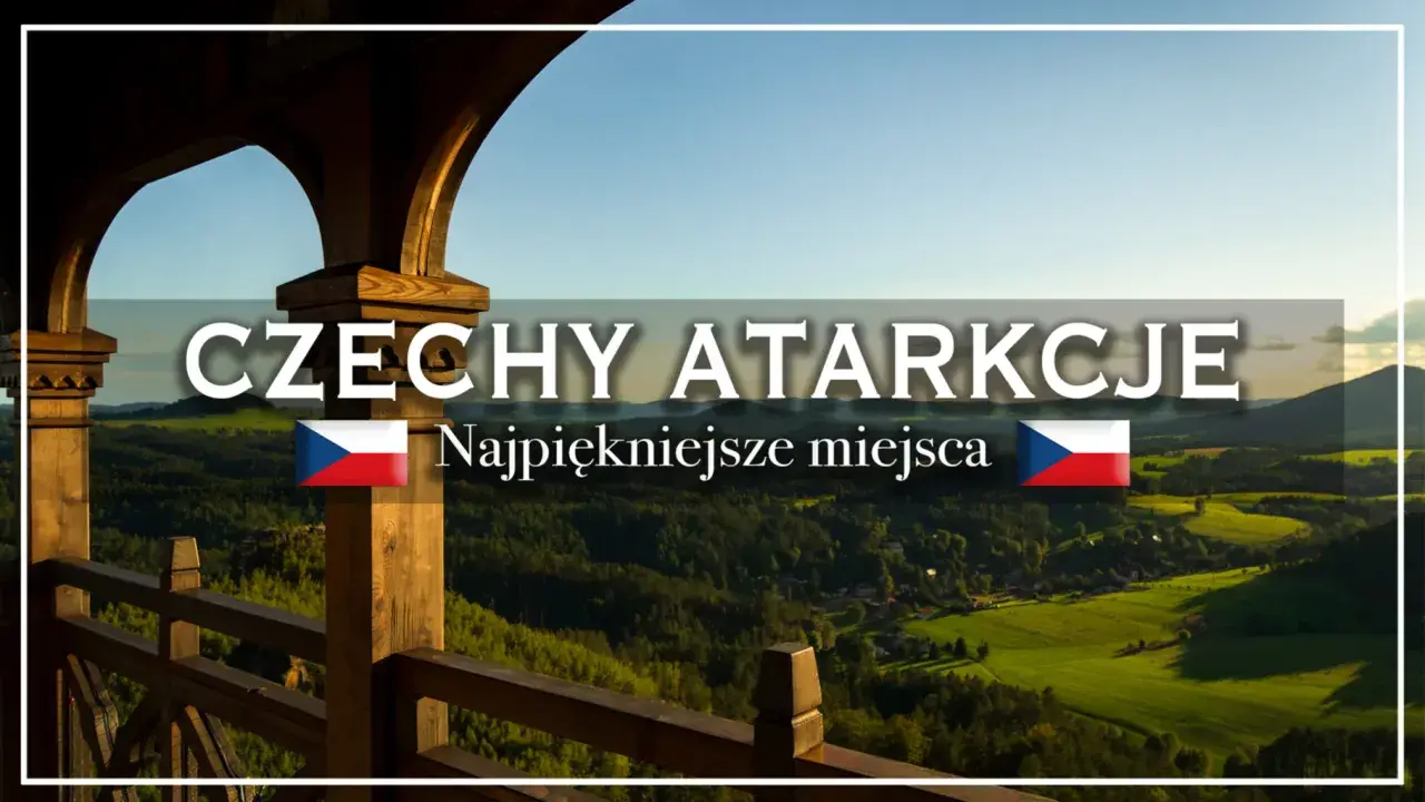 Drewniana altana z widokiem na zielone wzgórza Czech. Idealne miejsce na weekendowe wycieczki po najpiękniejszych zakątkach kraju.